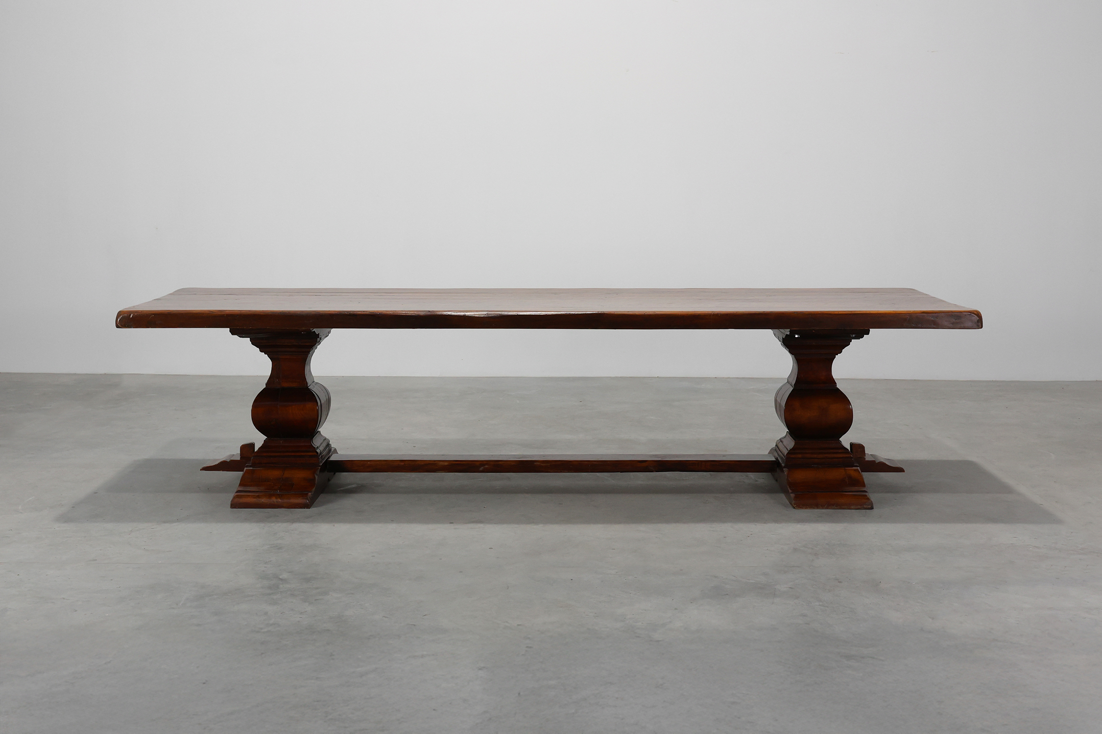 19th Century French Provincial Oak Monastery Dining Tablethumbnail